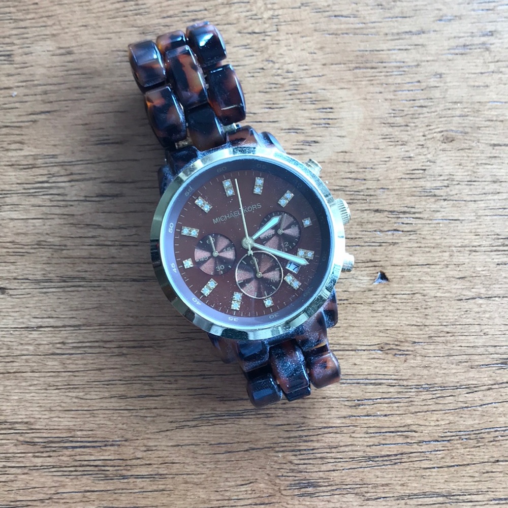 Michael Kors tortoise watch - Picture 1 of 4